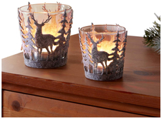 Подсвечники Frank «Зимний лес» 2 штуки 06550