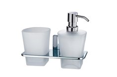 Держатель стакана и мыльницы WasserKRAFT Leine