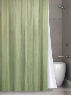 Штора в ванную двухслойная Органза 180х200 (зеленый) Bath Plus