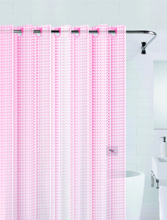 Штора для ванны 3D (розовый) 180*200 Bath Plus