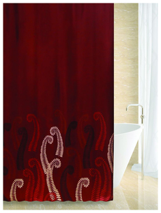 Штора для ванны (Fernando) H901-3 бордовый 180*200 Bath Plus