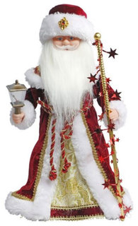 Фигурка под елку Новогодняя сказка Дед Мороз 40 см, красный, 972606