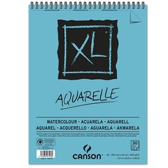 Canson Альбом на спирали для акварели CANSON XL, 300г/м2, 29.7х42см, Фин, 30 листов