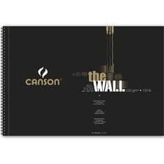 Canson Альбом на спирал для маркера CANSON The Wall, 220г/м2, 29.7х43.7см, 30 листов