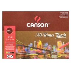 Блок бумаги для пастели 4 цветов Mi-Teintes Touch CANSON 355г/м2 29,7х42см 12 л