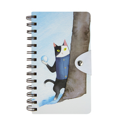 Мини-блокнот "Cat day" (со снежком) Kawaii Factory