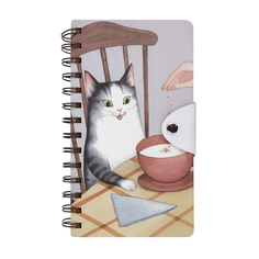 Мини-блокнот "Cat day" (с чашкой) Kawaii Factory