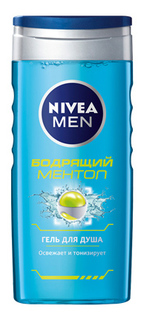Гель для душа NIVEA Бодрящий ментол 250 мл