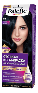 Краска для волос Palette Intensive Color Creme "Иссиня-черный" 2054067, тон C1,