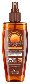 Масло водостойкое Floresan Интенсивный загар SPF 25 150 мл