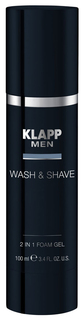 Гель для бритья Klapp Wash & Shave 2in1 Foam Gel 100 мл