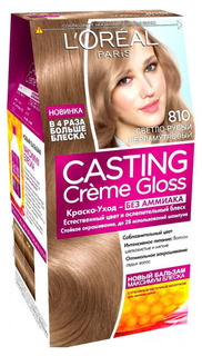 Краска для волос LOreal Paris Casting Creme Gloss 810 Светло-русый 180 мл