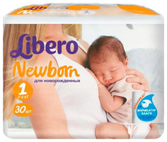 Подгузники Libero Newborn 1 (2-5 кг), 30 шт.