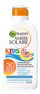 молочко детское "Ambre solaire" spf30+ 200 мл Garnier
