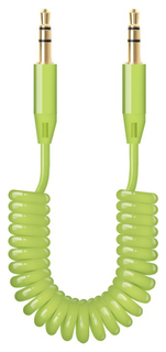 Кабель AUX Deppa 1,2м Green