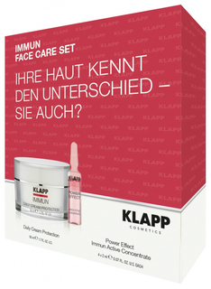 Набор косметики для лица Klapp Immun Face Care Set 2018