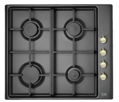 Встраиваемая варочная панель газовая Beko HIZG 64126 AR Black