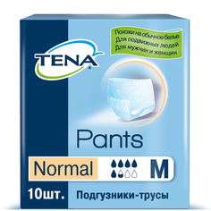 Подгузники для взрослых TENA Pants Normal трусики М 10 шт.