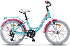 Велосипед Stels Pilot 260 Lady 20 V010 2019 12" бирюзовый
