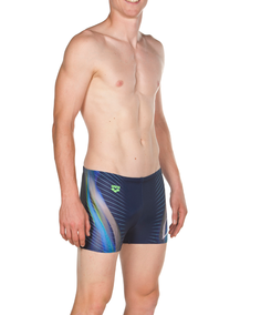 Шорты для плавания мужские Arena Briza Short, navy/shiny green, 85 FR