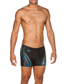 Шорты для плавания мужские Arena Briza Short, black/pix blue, 110 FR