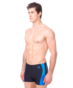 Шорты для плавания мужские Arena Ren Short, black/pix blue/turquoise, 90 FR