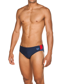 Плавки мужские Arena Ren Brief, navy/red/royal, 85 FR