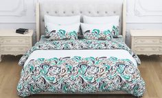 Комплект постельного белья Amore Mio хохлома евро