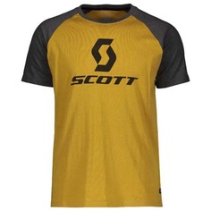 Футболка мужская Scott 10 Icon Raglan, ochre yellow melange/dark grey melange, L INT