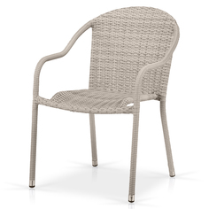 Плетеное кресло AFM-318G-Light Grey Afina