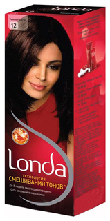 Краска для волос Londa Технология смешивания тонов 12 Темный шатен 110 мл