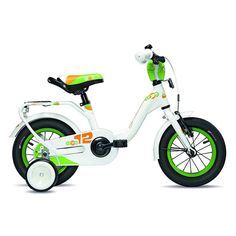 Велосипед Scool Nixe 12 White/Green 14001 S`Cool