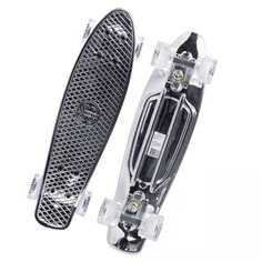 Скейтборд MC Plastic Board METALLIC small (Серебряный) Спортивная Коллекция