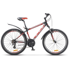 Велосипед Stels Navigator 630 V V010 Черный/Серебро/Красный , 19,5