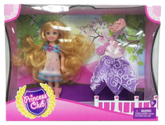 Игровой набор Princess Club с куклой - Мой гардероб, 12 см Shantou