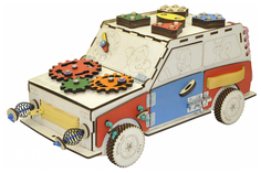 Развивающая Бизиборд-машинка Iwoodplay