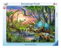 Пазл ravensburger «динозавры на рассвете» 45 элем.