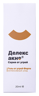 Гель от угрей Делекс-акне форте 20 мл No Brand