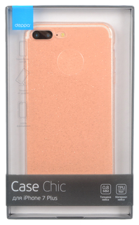 Кейс для iPhone Deppa Chic Case для Apple iPhone 7 Plus золотой