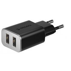 Сетевое зарядное устройство Deppa 2.4A Black