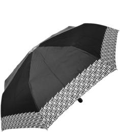 Зонт женский Doppler 74660FGD LV/2 black/silv, черный