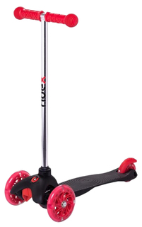 Самокат 3-колесный Ridex Zippy 2.0 3D 120/80 мм Черный