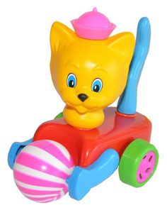 Каталка PolToys Кот с мячиком PL7051
