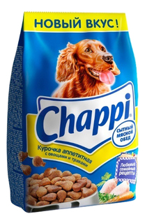 Сухой корм для собак Chappi Сытный мясной обед, Курочка аппетитная, 15кг