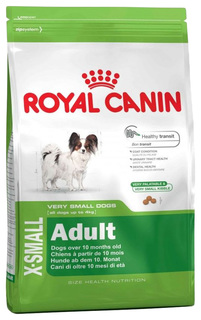 Сухой корм для собак ROYAL CANIN Adult X-Small, рис, птица, 1.5кг