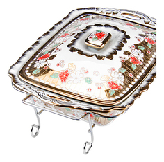 Мармит LORAINE 2,2 л 3 пр. со свечкой LR 26544