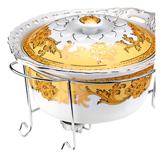 Мармит LORAINE 3,2 л 3 пр. со свечкой LR 26537