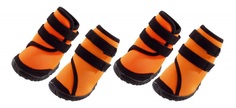 Обувь для собак Ferplast размер L, 4 шт оранжевый, черный