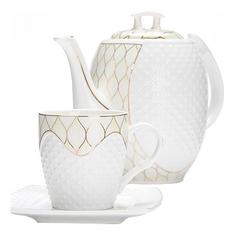 Чайный сервиз LORAINE 13 предметов 220 мл + 1,3 л чайник 26835 13 пр.