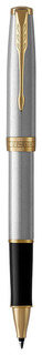Ручка-роллер Parker Sonnet Core - Stainless Steel GT, M, BL